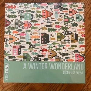 A Winter Wonderland 1000 Piece Puzzle - Multicolor